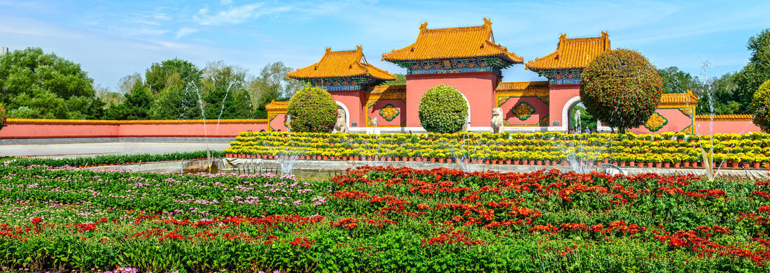 Noah Jigsaw Puzzle Entrance door of Beiling Park, Shenyang, Liaoning, China, panorama Panorama 1000 Pieces