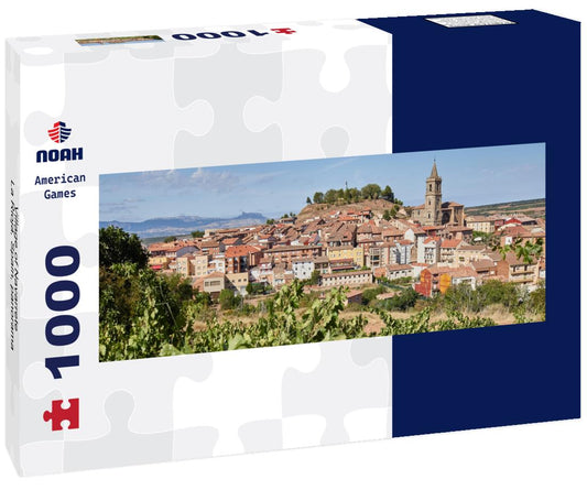 Noah Jigsaw Puzzle Village of Navarrete, La Rioja, Spain, panorama Panorama 1000 Pieces