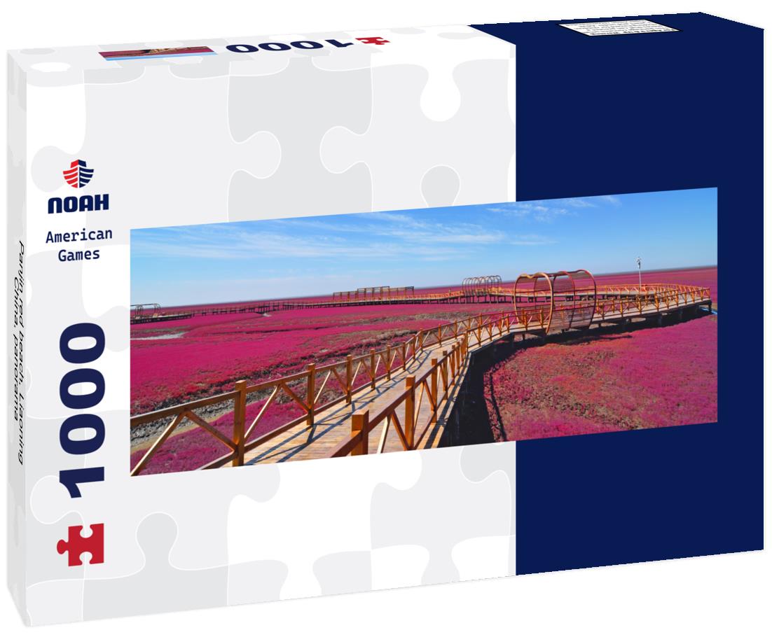 Noah Jigsaw Puzzle Panjin red beach, Liaoning, China, panorama Panorama 1000 Pieces