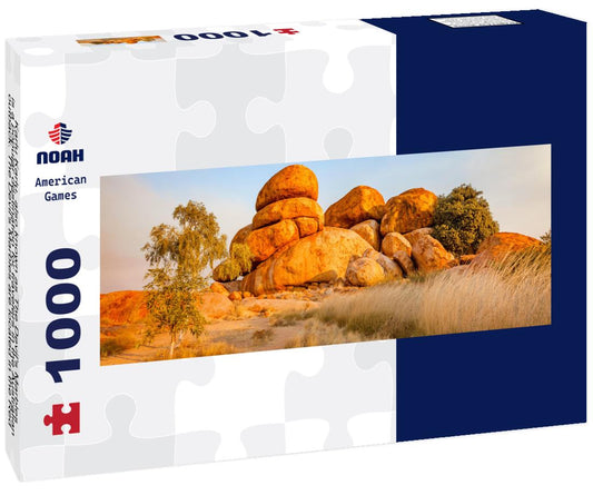 Noah Jigsaw Puzzle Karlu Karlu, also known as The Devil's Marbles, is a popular destination for travelers in the Australian outback. The Devil's Marbles are located in the Red Center of the Northern Territory, Australia, Panorama Panorama 1000 Pieces