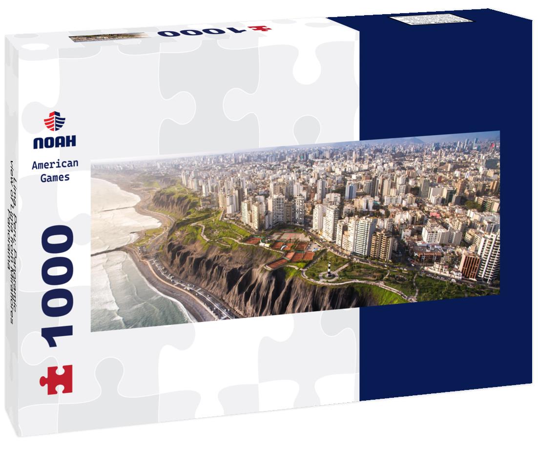 Noah Jigsaw Puzzle Lima, Peru: Panoramic view of Lima from Miraflores, Panorama Panorama 1000 Pieces