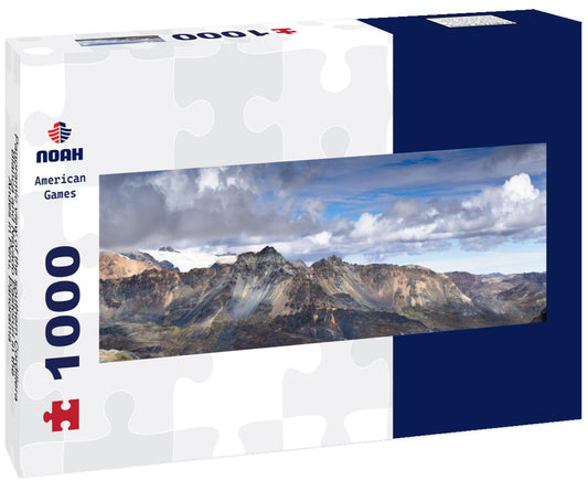 Noah Jigsaw Puzzle Panoramic view of the southern Cordillera Blanca and Nevado Pastoruri in the Andes in Peru, Panorama Panorama 1000 Pieces
