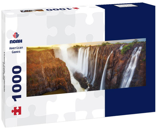 Noah Jigsaw Puzzle Victoria Falls, waterfalls, panorama Panorama 1000 Pieces