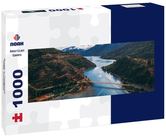 Noah Jigsaw Puzzle Bridge in Patagonia, Chile, panorama Panorama 1000 Pieces