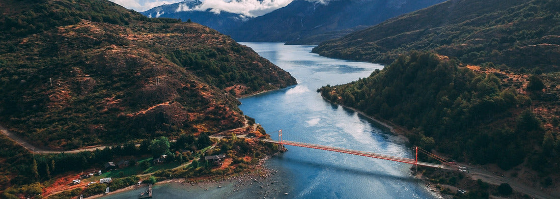 Noah Jigsaw Puzzle Bridge in Patagonia, Chile, panorama Panorama 1000 Pieces