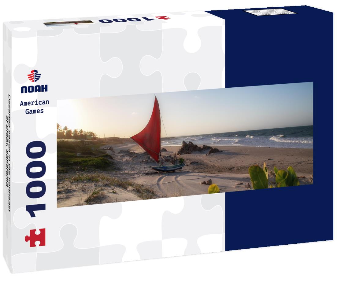 Noah Jigsaw Puzzle Deserted beach in the northeast of Brazil, panorama Panorama 1000 Pieces