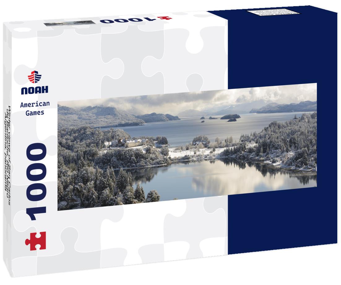 Noah Jigsaw Puzzle Winter views of San Carlos de Bariloche, Rio Negro, Argentina, panorama Panorama 1000 Pieces