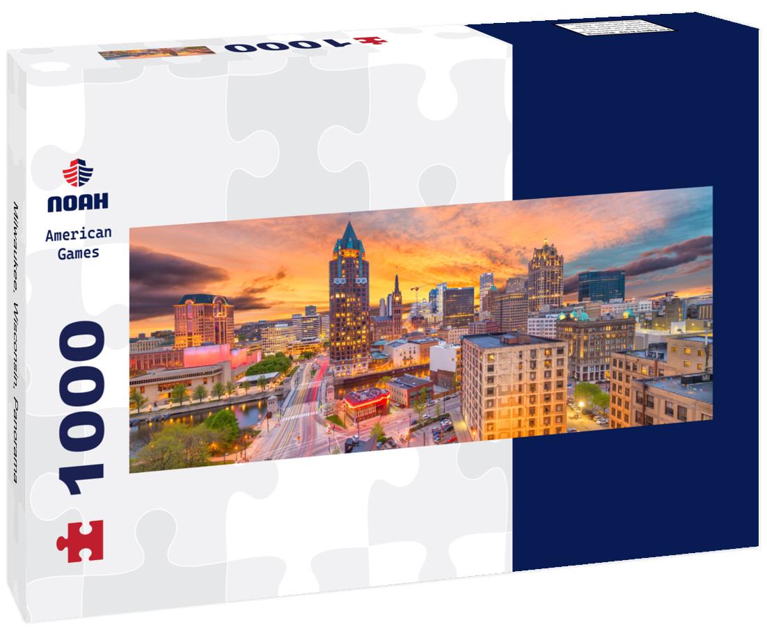Noah Jigsaw Puzzle Milwaukee, Wisconsin, Panorama Panorama 1000 Pieces