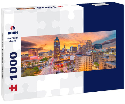 Noah Jigsaw Puzzle Milwaukee, Wisconsin, Panorama Panorama 1000 Pieces
