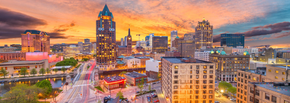 Noah Jigsaw Puzzle Milwaukee, Wisconsin, Panorama Panorama 1000 Pieces