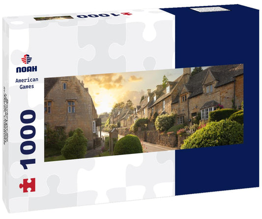 Noah Jigsaw Puzzle Bourton-on-the-Hill near Moreton-in-Marsh, Cotswolds, England, panorama Panorama 1000 Pieces