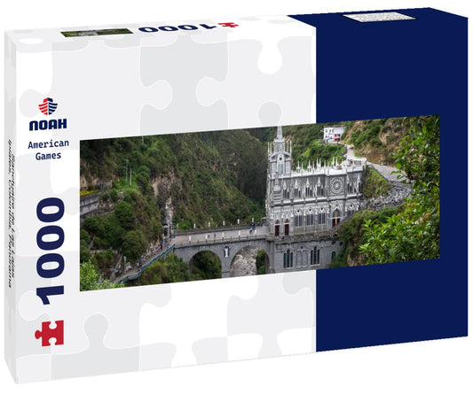 Noah Jigsaw Puzzle Sanctuaire de Las Lajas, Ipiales, Colombia, Panorama Panorama 1000 Pieces