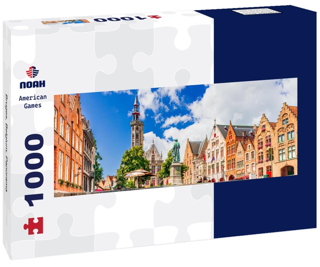 Noah Jigsaw Puzzle Bruges, Belgium, Panorama Panorama 1000 Pieces