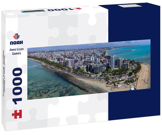 Noah Jigsaw Puzzle Aerial view of Maceio, Alagoas, Brazil, panorama Panorama 1000 Pieces