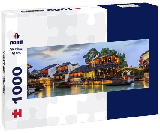 Noah Jigsaw Puzzle Wuzhen, Jiangnan Water Town, China, panorama Panorama 1000 Pieces