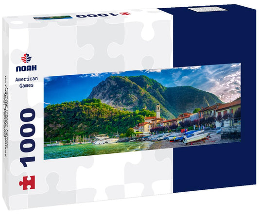 Noah Jigsaw Puzzle Fishing village Feriolo on Lake Maggiore, Piedmont, Italy, Panorama Panorama 1000 Pieces