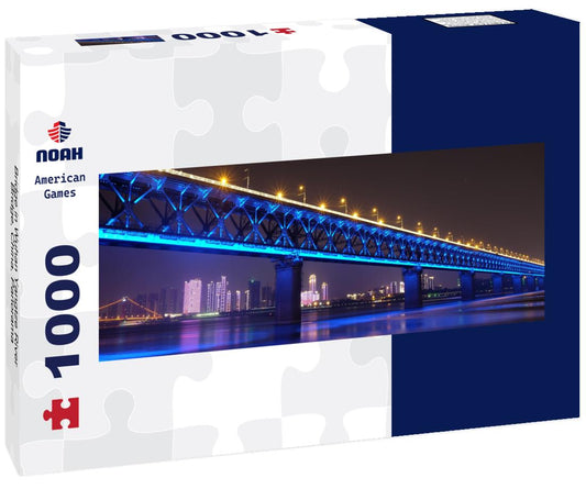 Noah Jigsaw Puzzle Bridge in Wuhan Yangtze River Bridge, China, Panorama Panorama 1000 Pieces