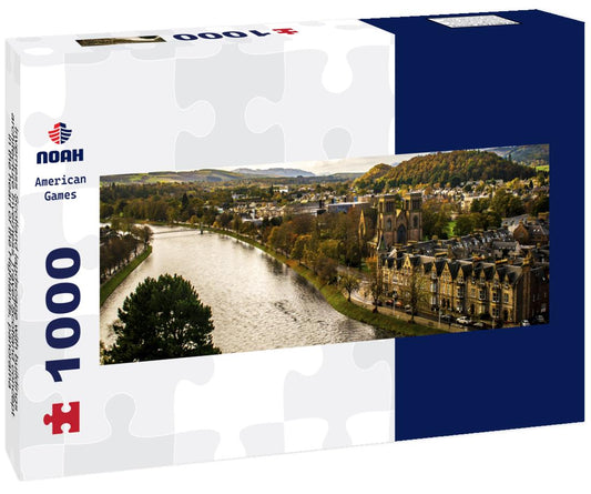 Noah Jigsaw Puzzle Inverness Scotland landscape with buildings architecture Inverness Travel Scotland concept in the heart of the Highlands, panorama Panorama 1000 Pieces