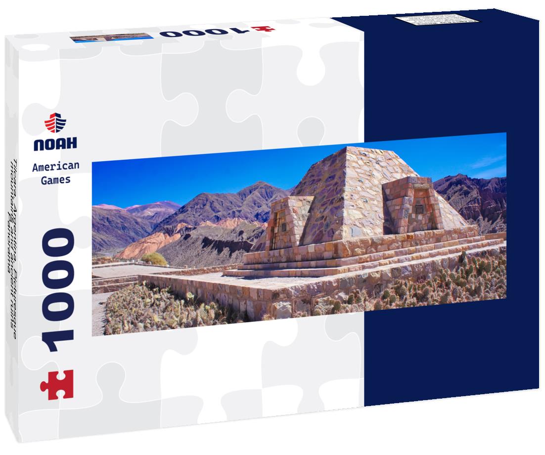 Noah Jigsaw Puzzle Tilcara, Argentina, Picturesque mountains and ancient ruins, Panorama Panorama 1000 Pieces