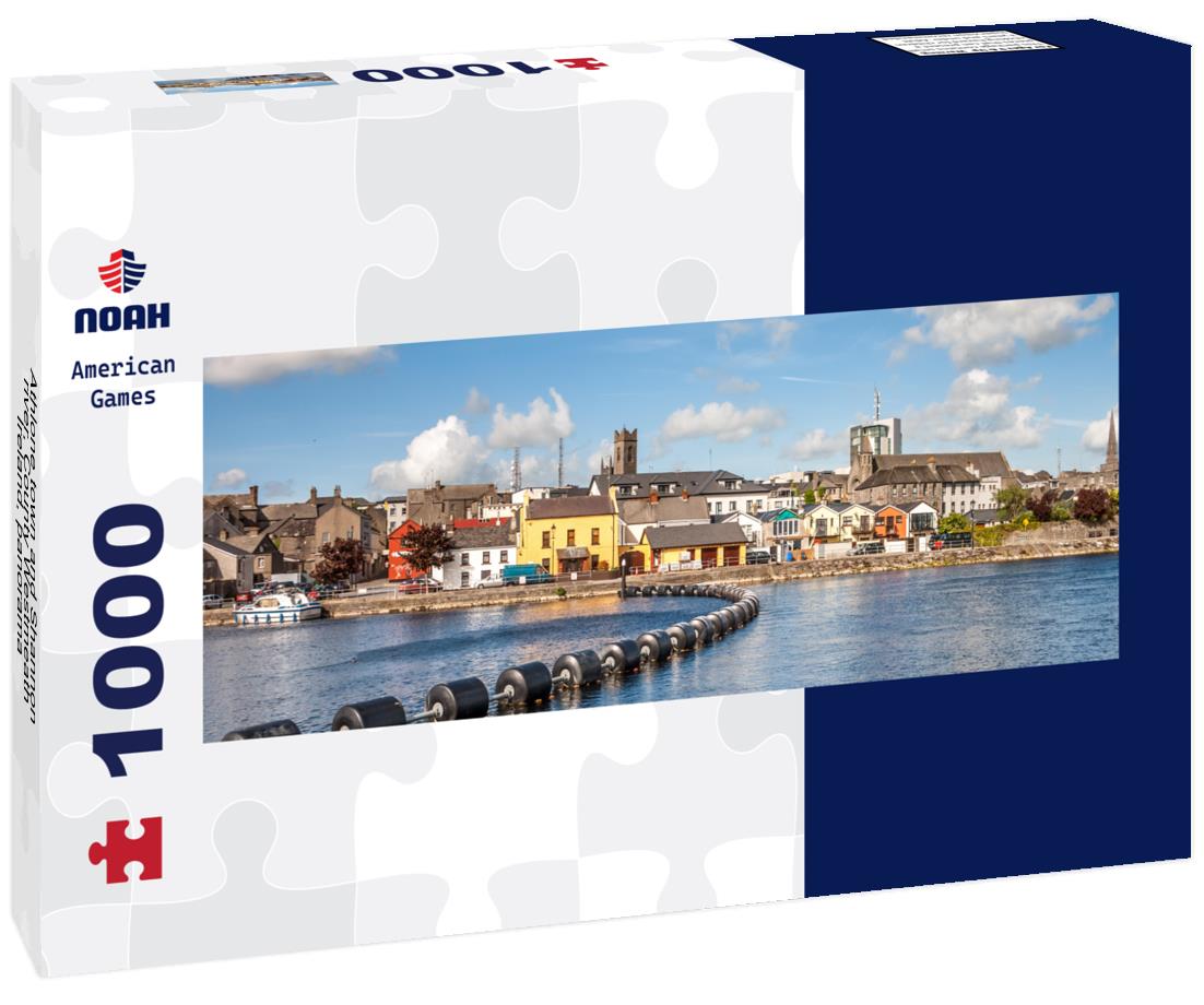 Noah Jigsaw Puzzle Athlone town and Shannon river, County Westmeath, Ireland, panorama Panorama 1000 Pieces