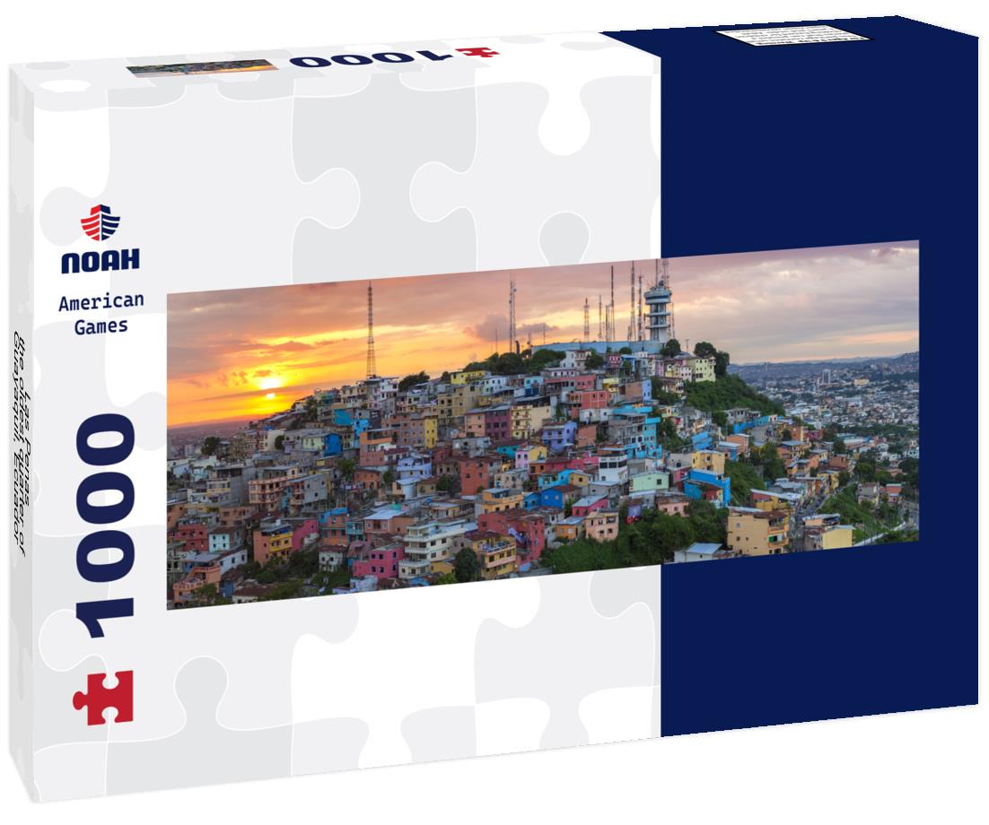 Noah Jigsaw Puzzle Las Penas - the oldest quarter of Guayaquil, Ecuador, panorama Panorama 1000 Pieces