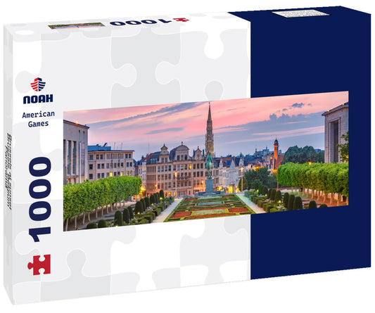 Noah Jigsaw Puzzle Brussels at sunset, Brussels, Belgium, Panorama Panorama 1000 Pieces