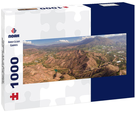 Noah Jigsaw Puzzle Fotografía aéra del desierto de la Candelaria en Sáchica, Boyacá (Colombia), Panorama Panorama 1000 Pieces