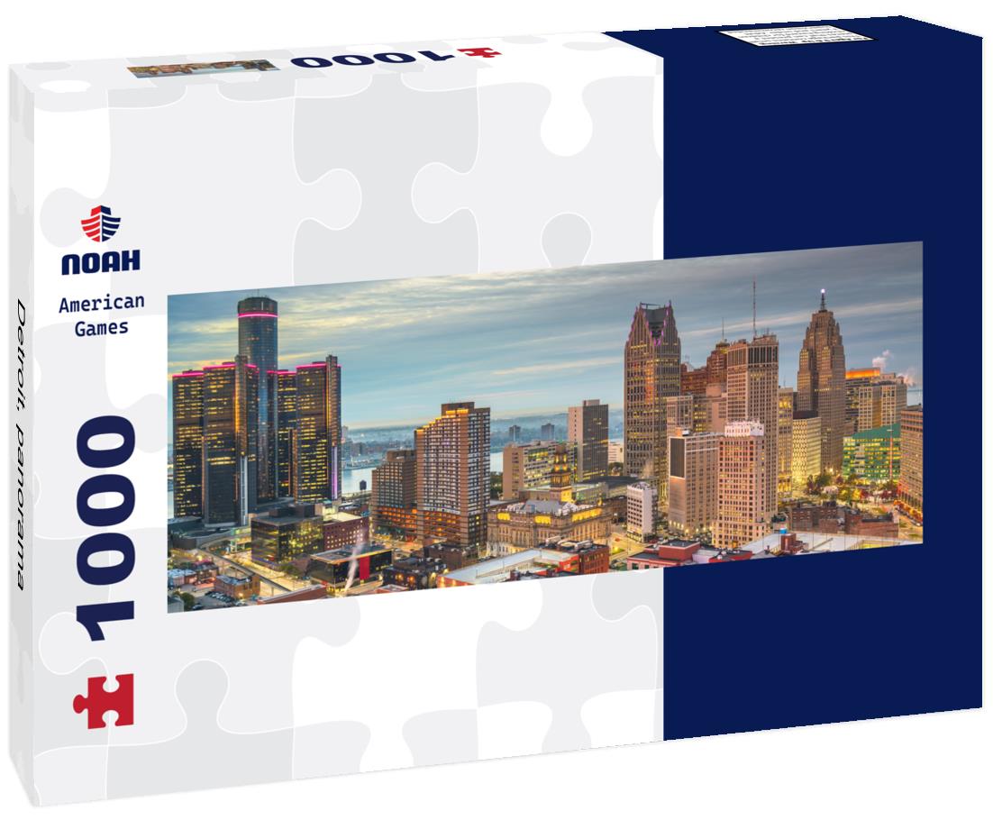 Noah Jigsaw Puzzle Detroit, panorama Panorama 1000 Pieces