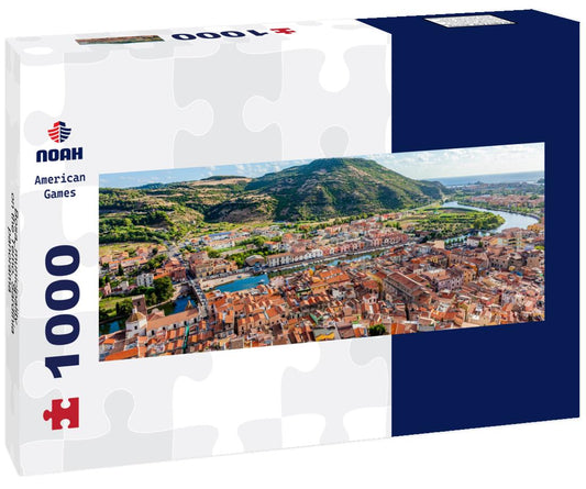 Noah Jigsaw Puzzle Bosa, municipality on the Temo, Sardinia, panorama Panorama 1000 Pieces