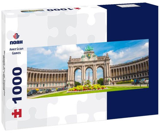 Noah Jigsaw Puzzle Brussels Arc de Triomphe, Belgium, Panorama Panorama 1000 Pieces