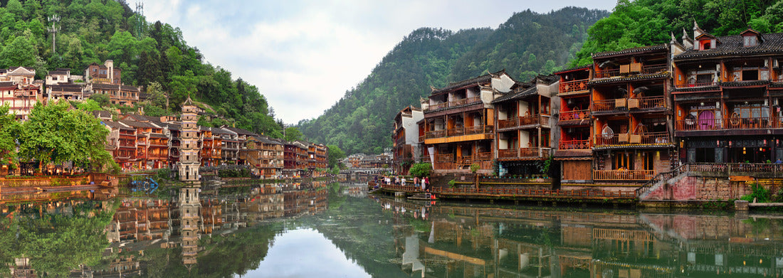 Noah Jigsaw Puzzle Feng Huang Ancient City (Phoenix Ancient City), China, Panorama Panorama 1000 Pieces