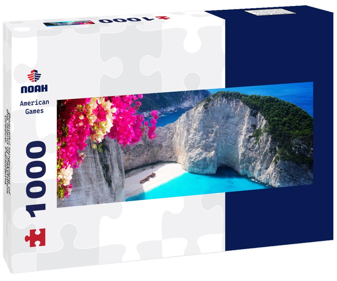 Noah Jigsaw Puzzle Beautiful landscape of the island of Zakynthos, Greece, Panorama Panorama 1000 Pieces
