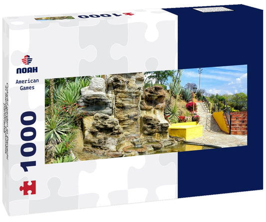 Noah Jigsaw Puzzle Colorful garden in Panachi in Santander, Colombia, panorama Panorama 1000 Pieces