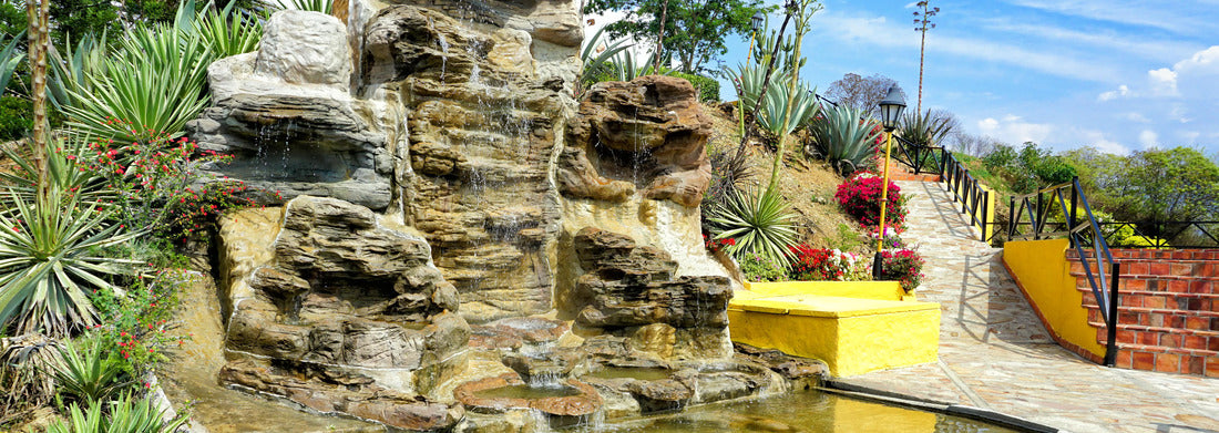 Noah Jigsaw Puzzle Colorful garden in Panachi in Santander, Colombia, panorama Panorama 1000 Pieces