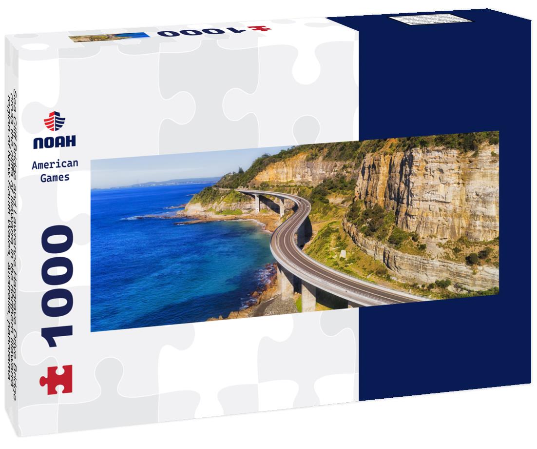 Noah Jigsaw Puzzle Sea Cliff Bridge and Lawrence Hargrave Drive Bridge cross the cliffs of Illawarra in the northern Illawarra region of New South Wales, Australia, panorama Panorama 1000 Pieces