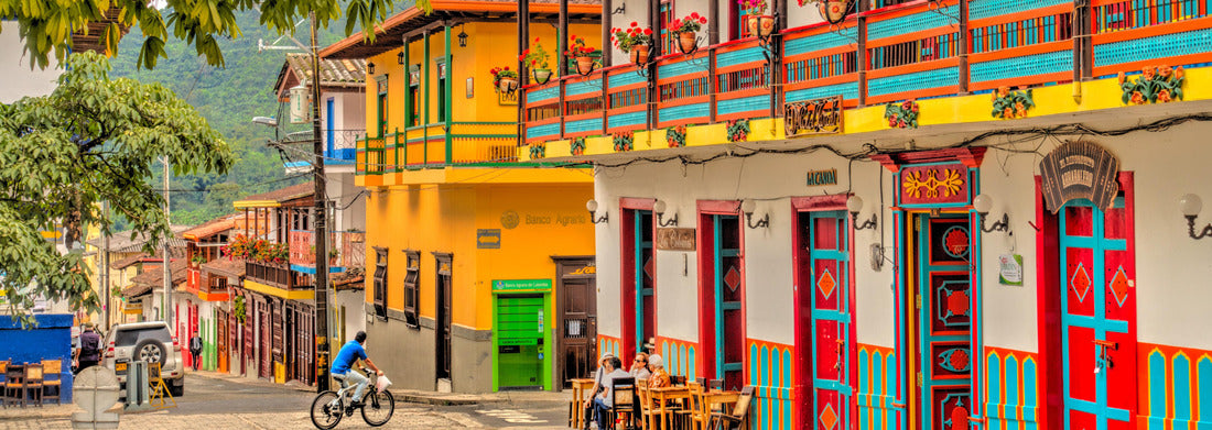 Noah Jigsaw Puzzle Jardin, picturesque town in Antioquia, Colombia, panorama Panorama 1000 Pieces