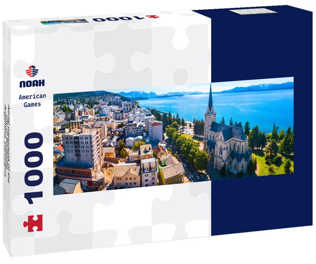 Noah Jigsaw Puzzle Aerial panorama of the city of Bariloche, Argentina, panorama Panorama 1000 Pieces