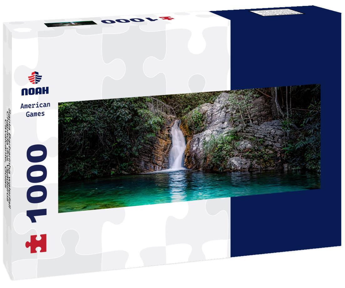 Noah Jigsaw Puzzle Santa Barbarinha waterfall, Chapada dos Veadeiros, Cavalcante, Goias, Brazil, panorama Panorama 1000 Pieces