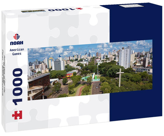 Noah Jigsaw Puzzle Aerial view of the city of Cascavel - Paraná, Brazil, panorama Panorama 1000 Pieces