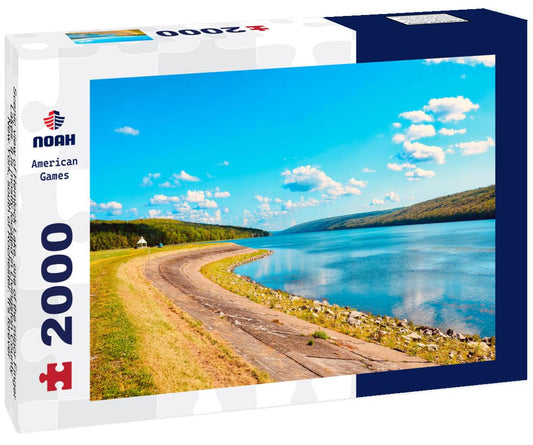 Noah Jigsaw Puzzle Scenic view of Hemlock Lake, Livingston County, New York, south of Rochester 2000 pieces