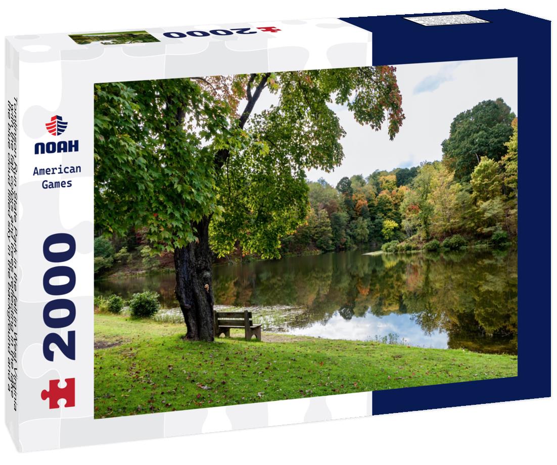 Noah Jigsaw Puzzle Tomlinson Run State Park in the fall in West Virginia 2000 pieces