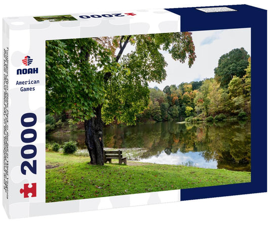 Noah Jigsaw Puzzle Tomlinson Run State Park in the fall in West Virginia 2000 pieces
