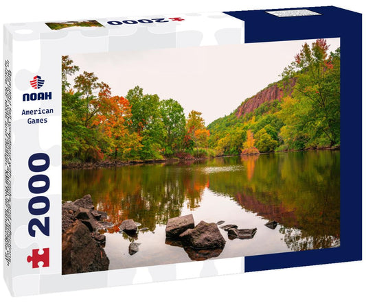 Noah Jigsaw Puzzle Mill River landscape at East Rock Park in New Haven, Connecticut 2000 pieces