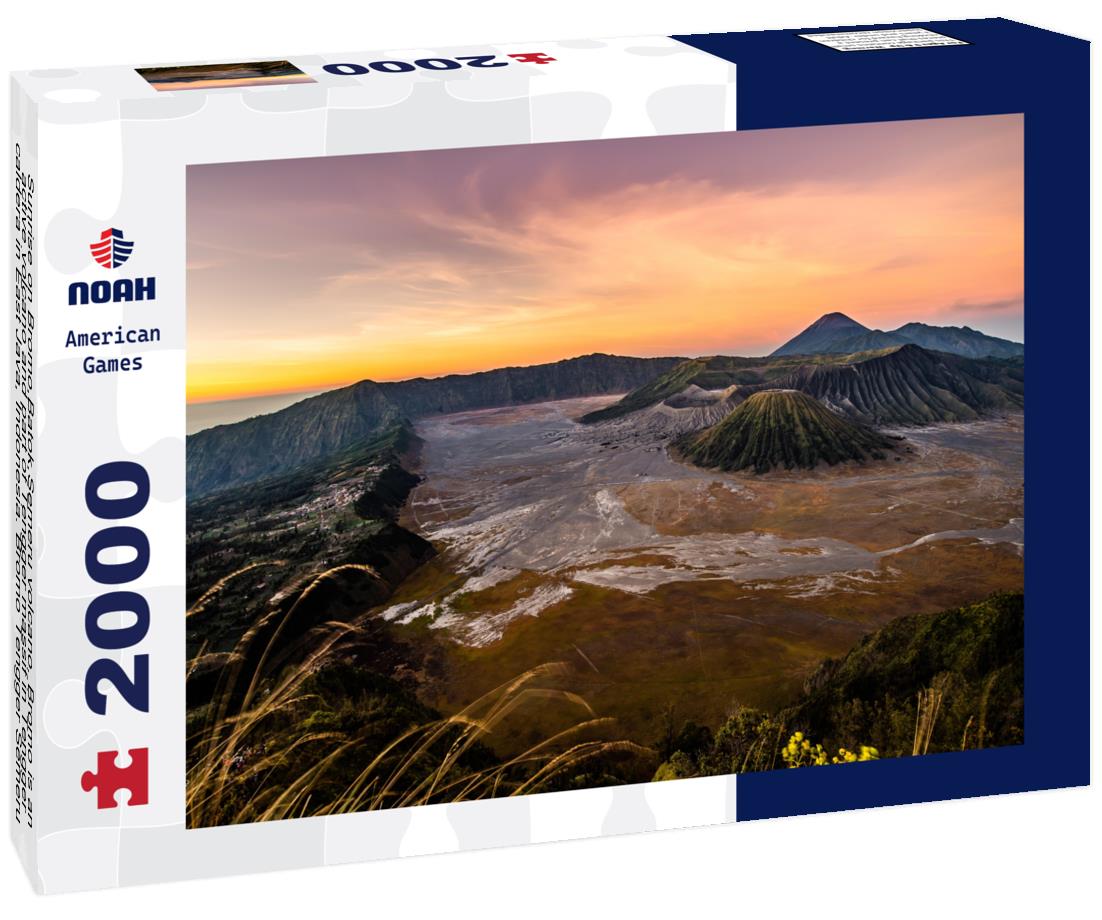 Noah Jigsaw Puzzle Sunrise on Bromo, Batok, Semeru volcano 2000 pieces