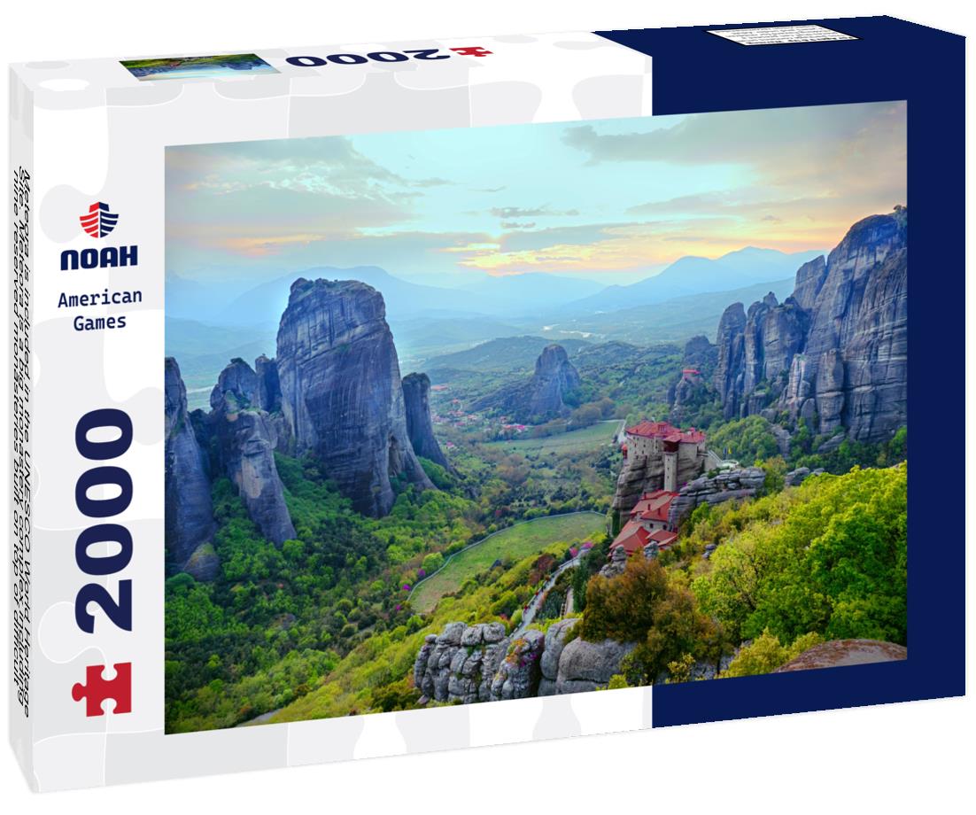 Noah Jigsaw Puzzle Meteora is included in the UNESCO World Heritage Site 2000 pieces
