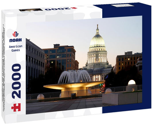 Noah Jigsaw Puzzle Wisconsin State Capitol building.  2000 pieces