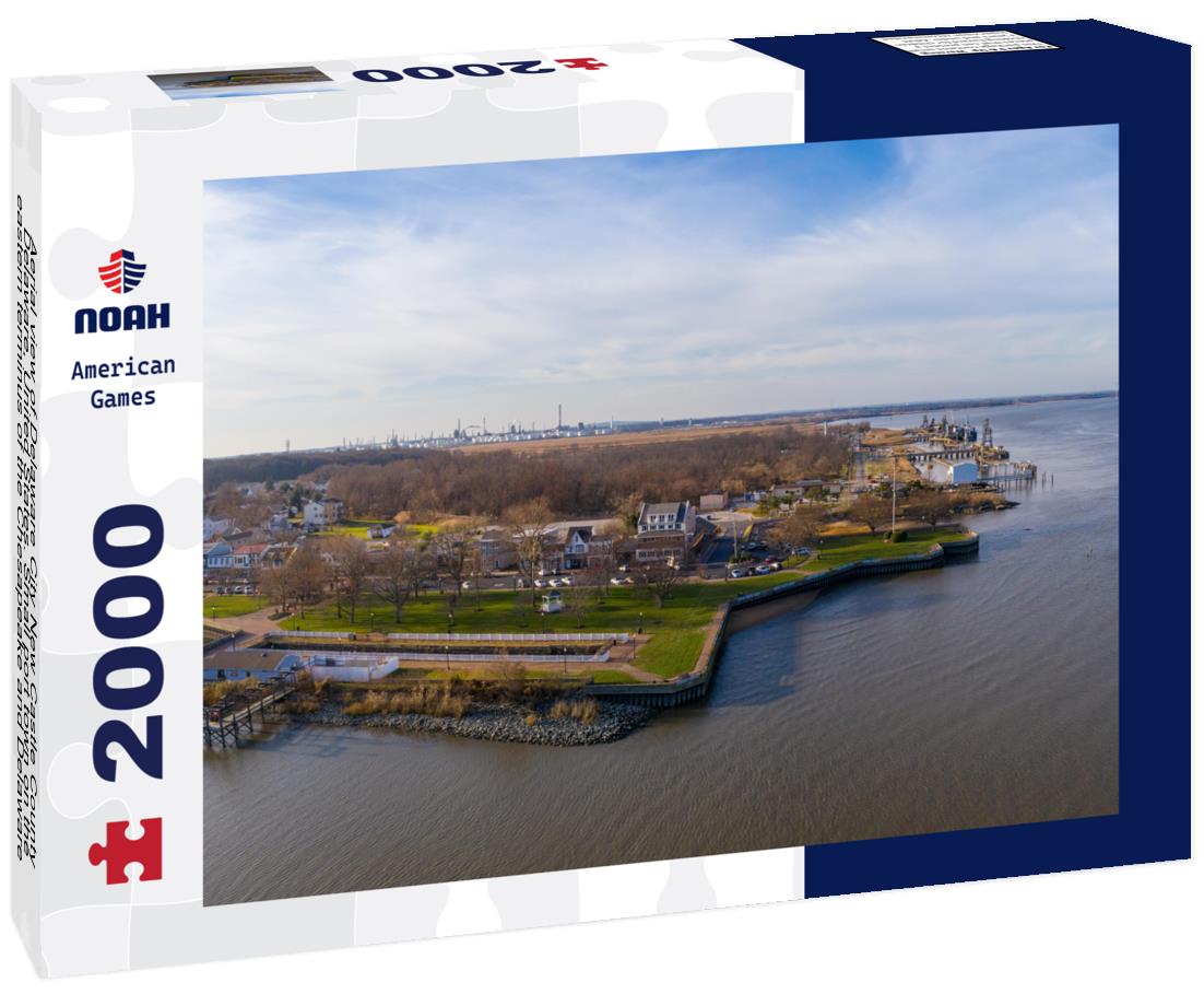 Noah Jigsaw Puzzle Aerial view of Delaware City New Castle County, Delaware 2000 pieces