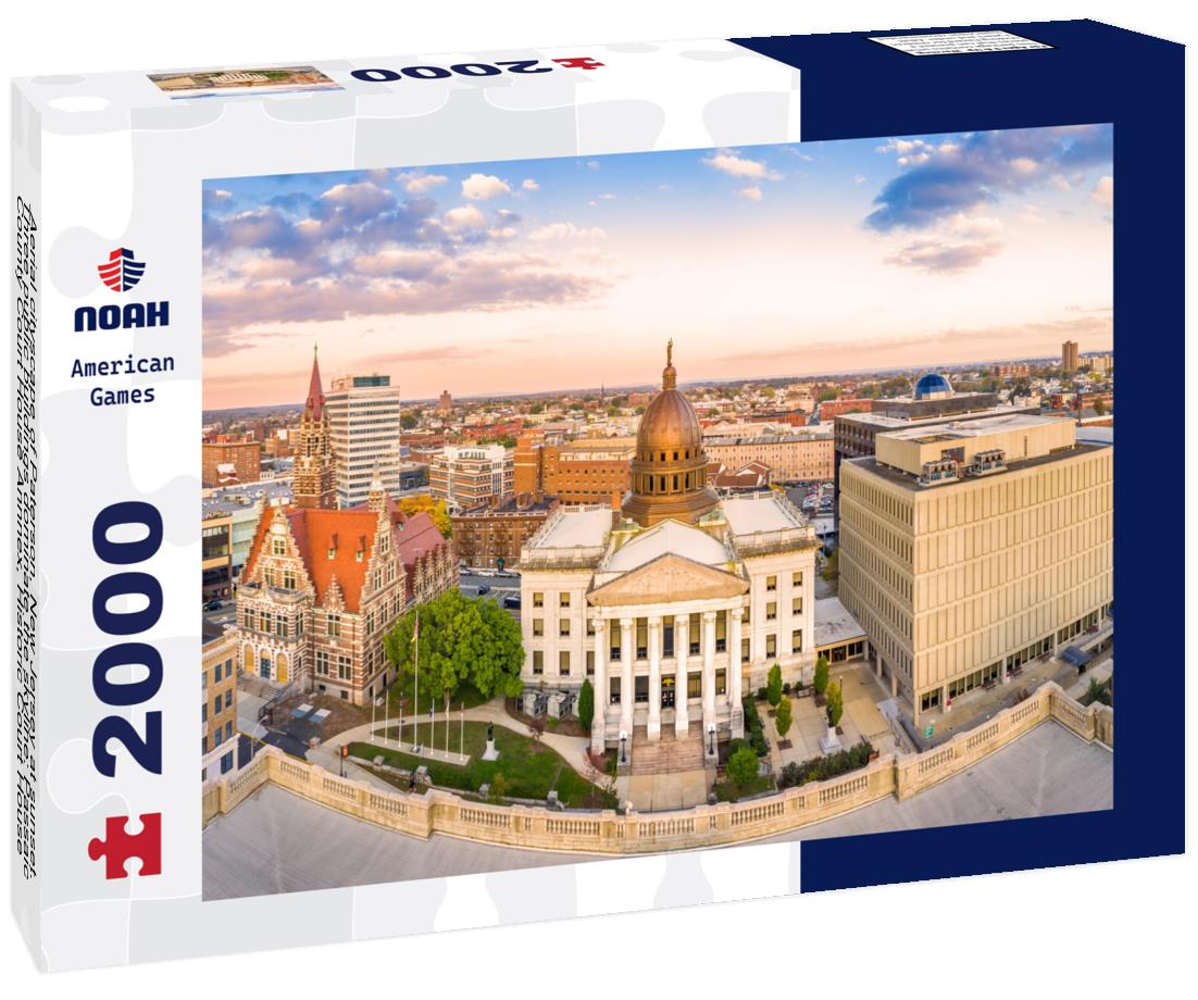 Noah Jigsaw Puzzle Aerial cityscape of Paterson, New Jersey 2000 pieces