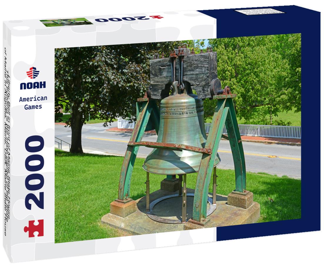 Noah Jigsaw Puzzle Liberty Bell in front of Maine State House 2000 pieces