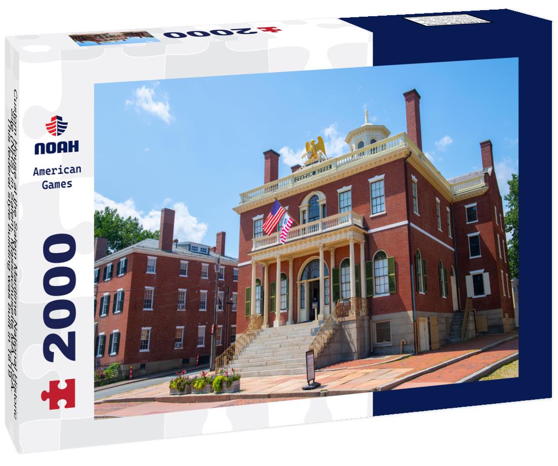 Noah Jigsaw Puzzle Custom House at the Salem Maritime National Historic Site (NHS) in Salem, Massachusetts MA 2000 pieces